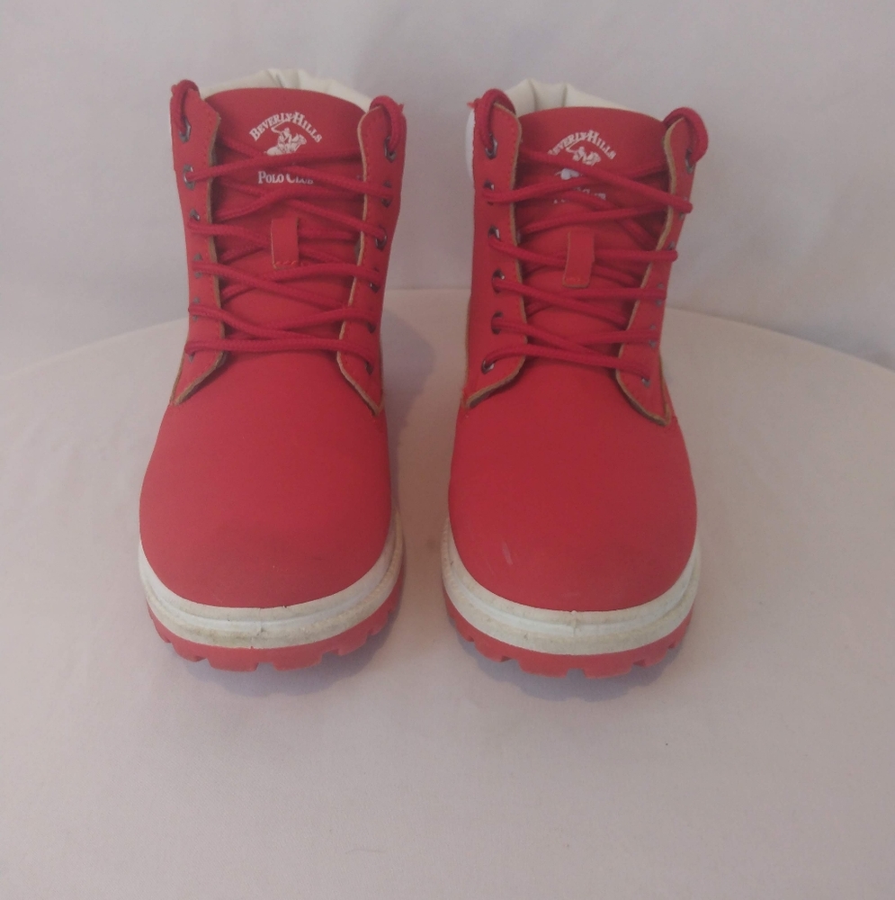Beverly Hills Polo Club Red Boots